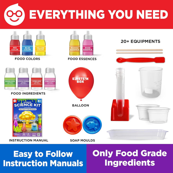 Ultimate Science Experiment Kit for Kids | 100+ STEM Activities & Experiments | Educational Gift for Ages 8-14.