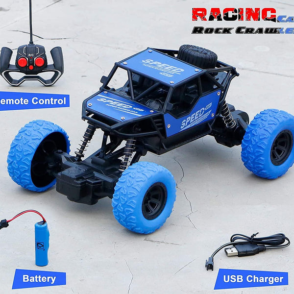 4WD Remote Control Rock Crawler RC Car | High-Speed Monster Racing Car | All-Terrain Vehicle.
