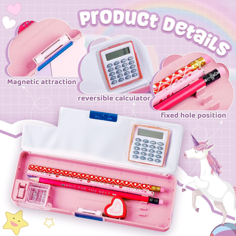 Multifunctional Pencil Box for Boys | Pencil Case with Built-in Calculator & Sharpener | Cool School Supplies.