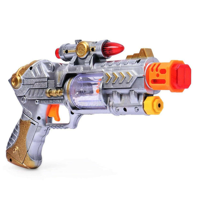 Flashing Laser Sound Toy Gun | Musical Gun with Colorful Lights & Sounds | Pretend Play Toy for Kids.
