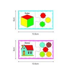 Color Matching Educational Jigsaw Puzzle for Kids | Early Learning Shape & Color Recognition Game.