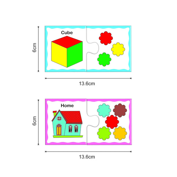 Toy World Educational Jigsaw Puzzle Range for Kids (The Colour Matching)