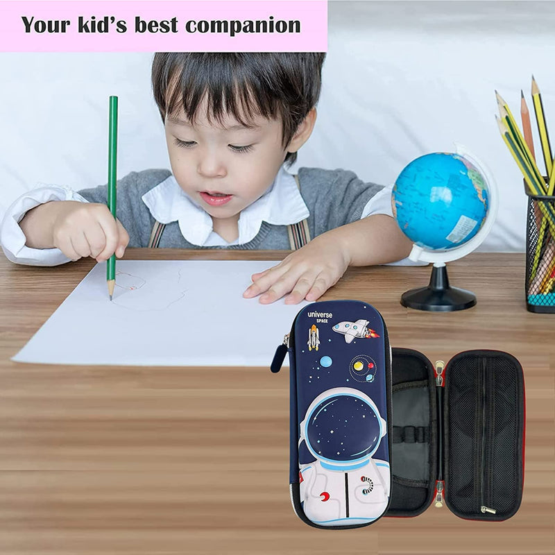 3D EVA Pencil Case for Girls | Large Capacity Stationery Box & Organizer | Multi Theme & Color
