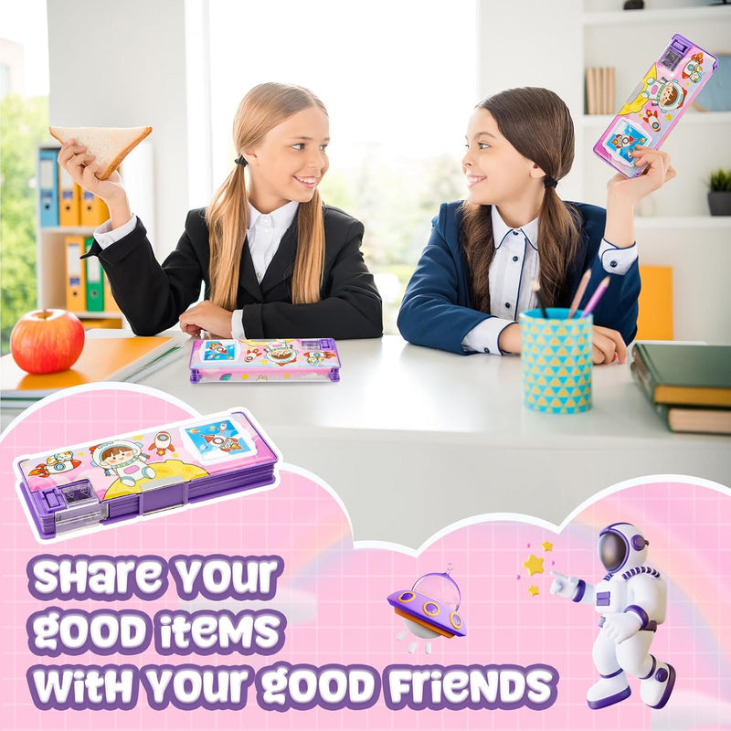 Multifunctional Pencil Box for Boys | Pencil Case with Built-in Calculator & Sharpener | Cool School Supplies.