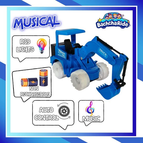 High-Speed Off-Road Stunt Truck | 360° Rolling Rotation Racing Car | Kids & Adults Toy (Multi Color).