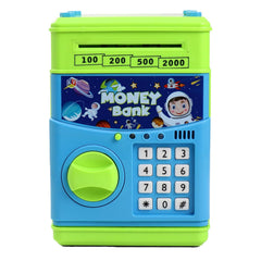 Electronic Piggy Bank ATM Machine for Kids | Digital Money Saving Box with Password Code Lock | Pink.