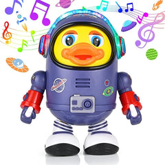 Dancing Space Duck Toy – Musical Light-Up Toy for Kids, Toddlers, Boys & Girls – Dancing Duck with Sounds & Lights – Interactive Gift for Ages 1+