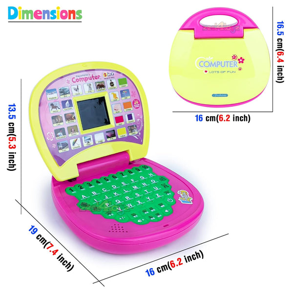 My First Learning Laptop Computer Toy | Interactive Educational Toy with Music & Activities for Kids | Pretend Play.