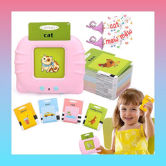 Talking Educational Flash Cards Toy for Toddlers | 112 Double-Sided Cards & 224 Sight Words | Interactive Learning.