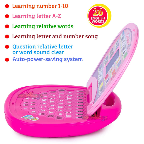 My First Learning Laptop Computer Toy | Interactive Educational Toy with Music & Activities for Kids | Pretend Play.