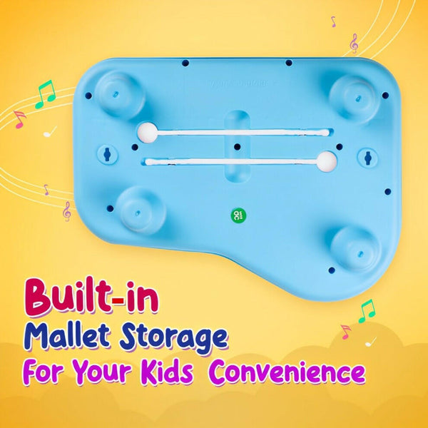Kids' 2-in-1 Musical Xylophone & Piano | Educational Non-Battery Toy.