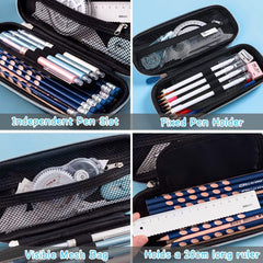 3D EVA Pencil Case for Girls | Large Capacity Stationery Box & Organizer | Multi Theme & Color