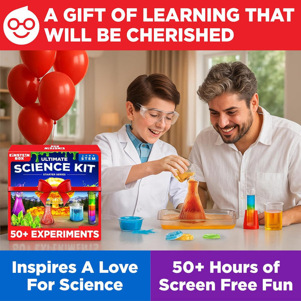 Ultimate Science Experiment Kit for Kids | 100+ STEM Activities & Experiments | Educational Gift for Ages 8-14.