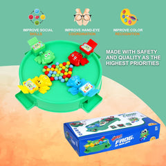 Hungry Frog Eat Beans Board Game | Fast-Paced 4-Player Family Game for Kids | Multiplayer Fun.