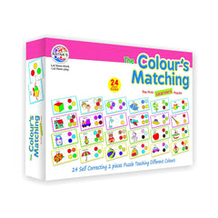 Color Matching Educational Jigsaw Puzzle for Kids | Early Learning Shape & Color Recognition Game.