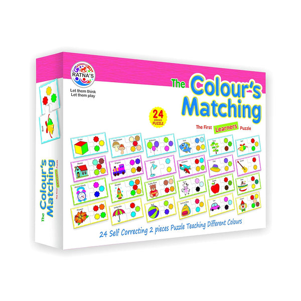 Color Matching Educational Jigsaw Puzzle for Kids | Early Learning Shape & Color Recognition Game.