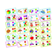 Color Matching Educational Jigsaw Puzzle for Kids | Early Learning Shape & Color Recognition Game.