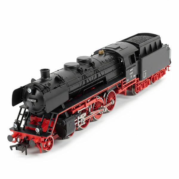 Black Toy Train Set for Kids | 19-Pc Battery-Operated High-Speed Engine with Round Track.