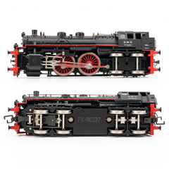 Black Toy Train Set for Kids | 19-Pc Battery-Operated High-Speed Engine with Round Track.