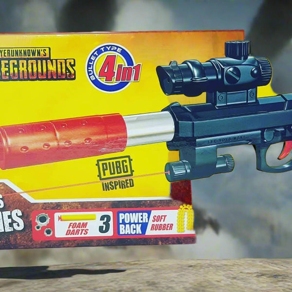Modina Black Battle Royale Toy Gun | Soft Water & BB Bullet Blaster | Easy-to-Use for Kids.