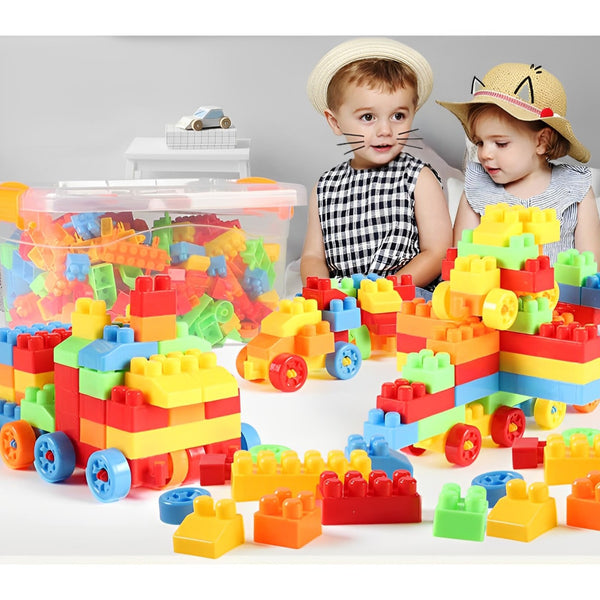 100 Pcs Building Block Games for Kids, 100 Block Available with Multicolor(Education Skill Development Puzzle)