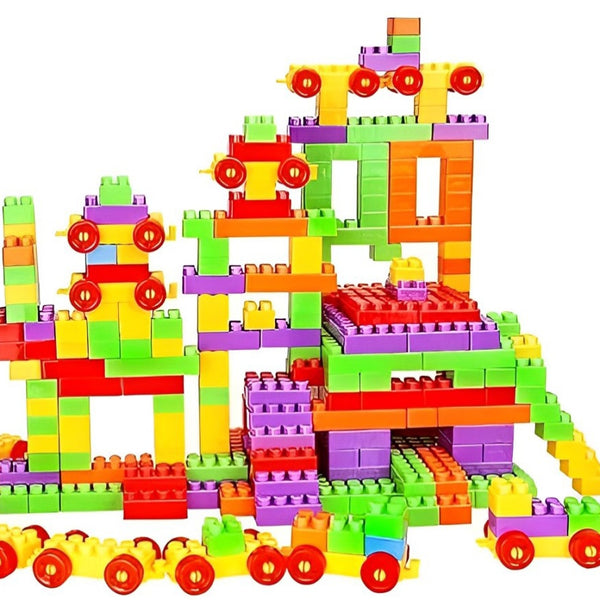 100 Pcs Building Block Games for Kids, 100 Block Available with Multicolor(Education Skill Development Puzzle)
