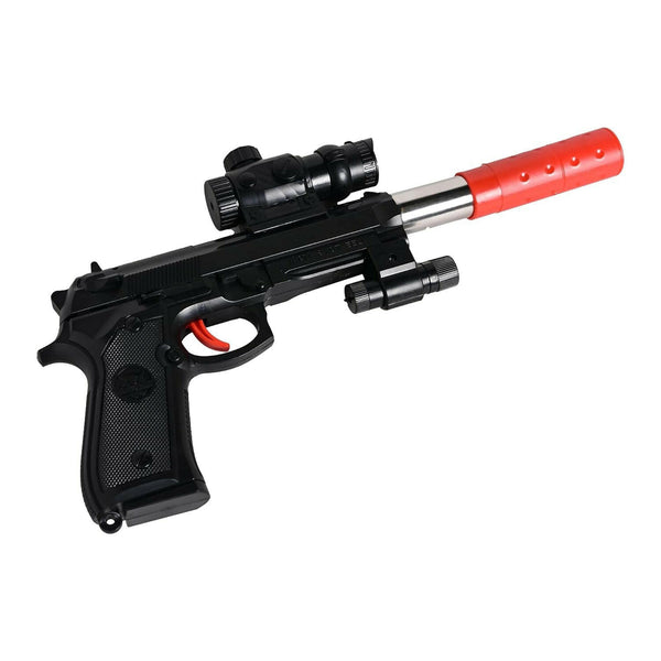 Modina Black Battle Royale Toy Gun | Soft Water & BB Bullet Blaster | Easy-to-Use for Kids.