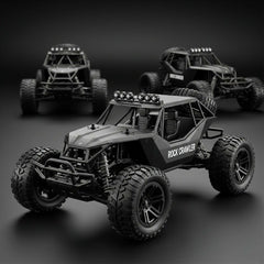 Metal Alloy Rock Crawler RC Car | 1:16 Scale Monster Truck Toy for Kids 5+ | Multicolor.