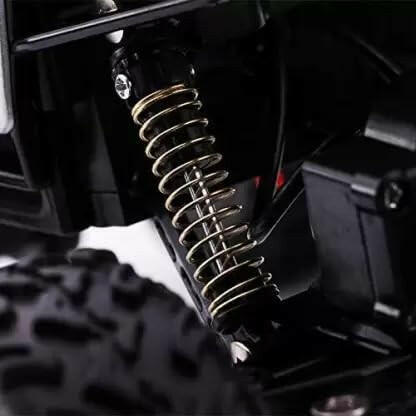 Metal Alloy Rock Crawler RC Car | 1:16 Scale Monster Truck Toy for Kids 5+ | Multicolor.