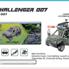 Off-Road Military Car | Toy Vehicle with Sound & Lights | Opening Doors with GunShots