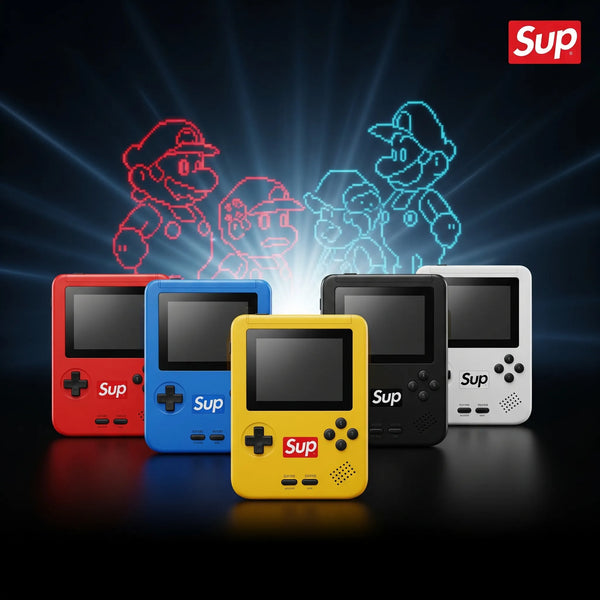 400-in-1 Retro Handheld Game Console | Classic Video Game Player with Color LCD Screen | Portable.