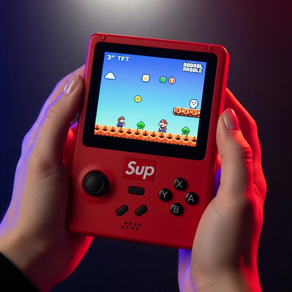 400-in-1 Retro Handheld Game Console | Classic Video Game Player with Color LCD Screen | Portable.