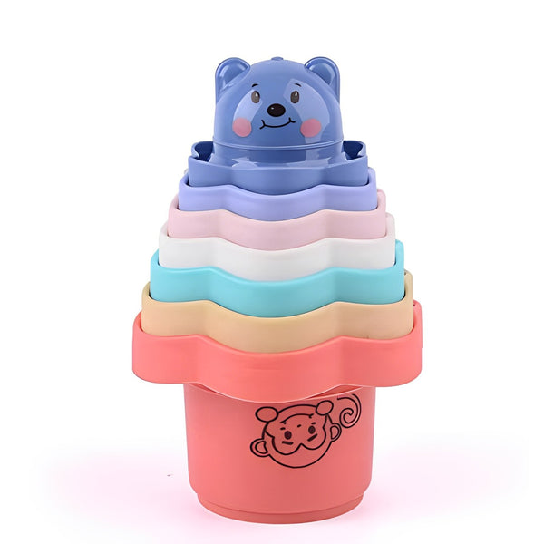 Baby Fairyland Gift Set with Rattles, Stacking Rings & Toy Remote | Early Development Sensory Toys.