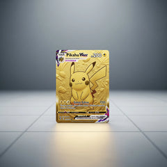 100-Piece Gold Foil TCG Card Deck Box | Assorted Rare & Foil Collectible Cards | Gold.