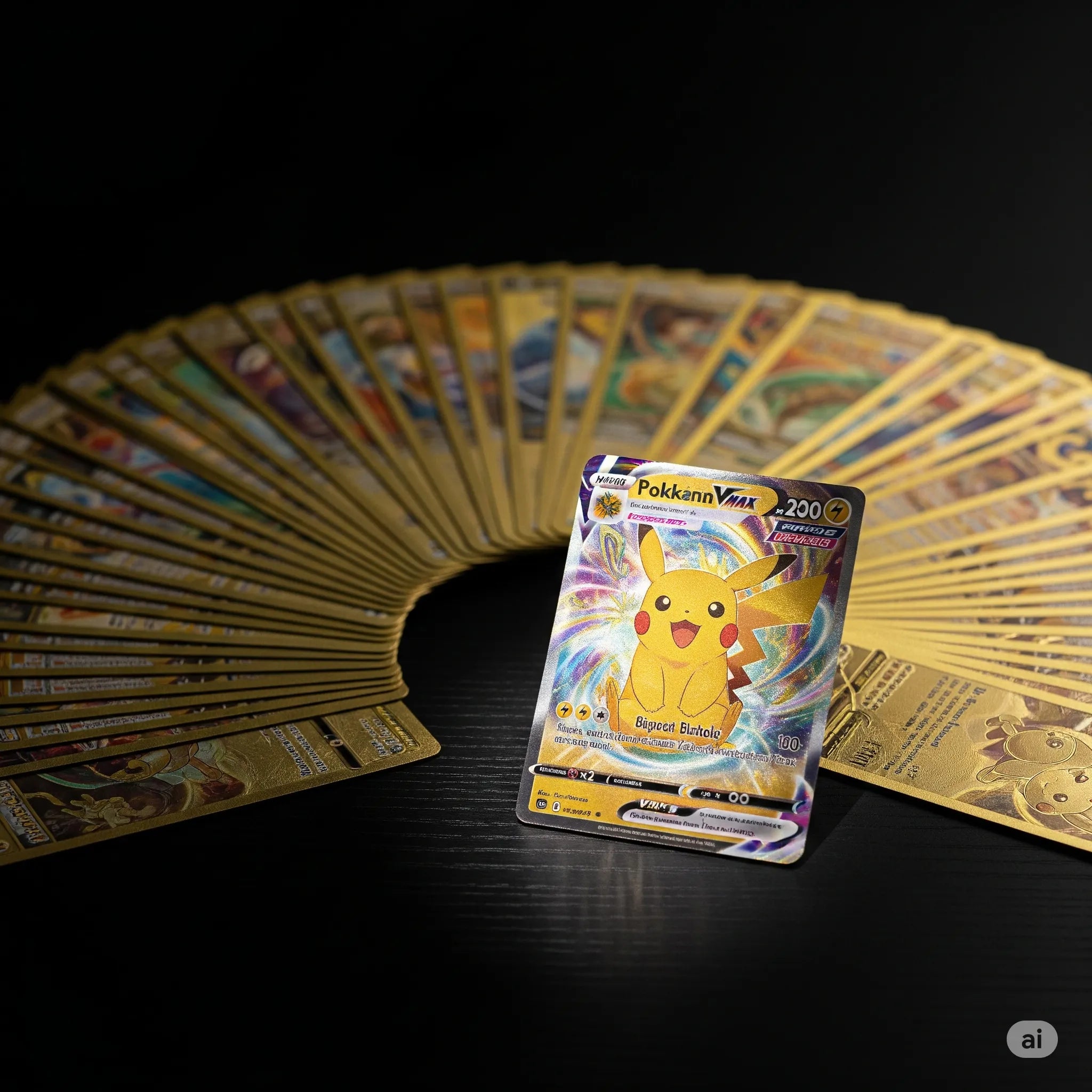 100-Piece Gold Foil TCG Deck Box