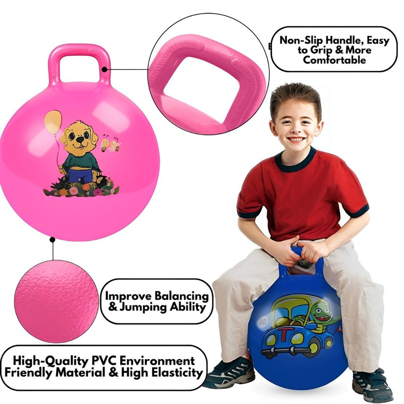 BBD Kitchen Shop Ride-On Bouncy Ball / Hope Ball / Jump Ball for Kids - Multicolor