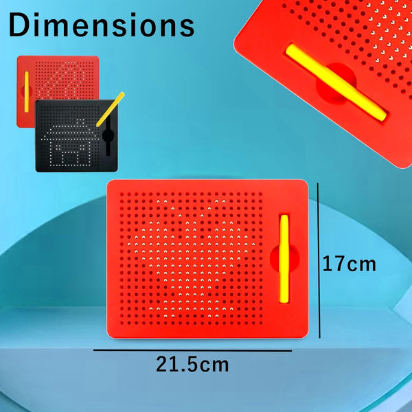 Magnetic Drawing Pad with Metal Balls | Magna Doodle Board for Kids | Educational STEM Sketch Toy.
