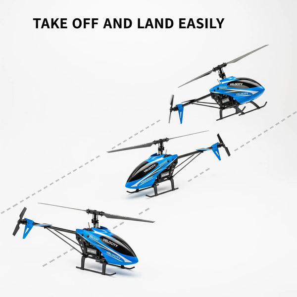 Velocity RC Flying Helicopter with Unbreakable Blades | Infrared Sensor & Lights | 2.5D Chargeable Toy.