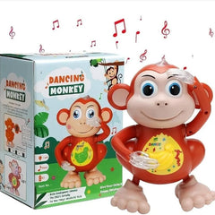 Lightning Hero Dancing Monkey Vehicle Toy for Kids|Boys|Girls with Light & Music