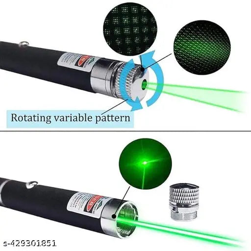 Green Laser Pointer Keychain Toy | Multi-Pattern Beam Light Torch for Kids & Pets | Fun Play (Multicolor)