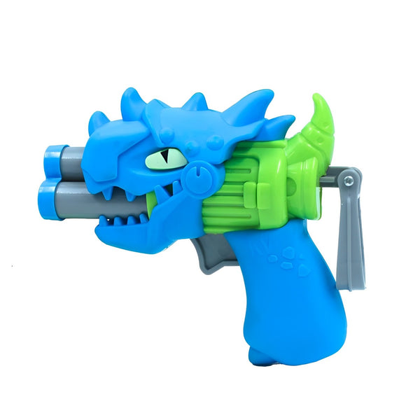 Thunder Strike Dino Shoot Blaster Gun | Includes 6 Soft Foam Bullets | Double Loading Toy for Kids 4+.