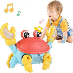 Crawling Crab | Crab with Light and Music | Obstacle sensor | Kids auto sensory development